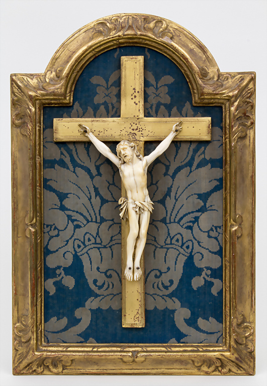 Elfenbein Kruzifix / A crucifix, Dieppe, um 1870