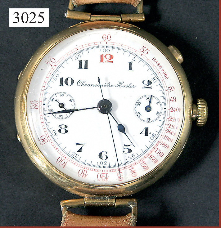 Hasler Chronograph, Schweiz, um 1925