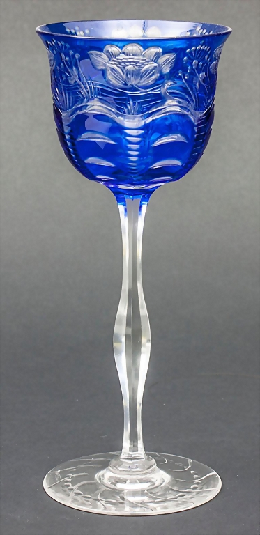 Hock Wine Glass / Glasses 6 1/2" WELLINGTON Cut Thomas WEBB Crystal 
