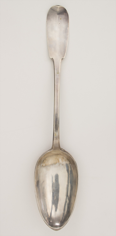 Ragout Löffel / A silver ragout spoon, Bern, 19. Jh.