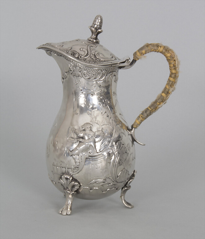 Kleiner Rokoko Krug / A small Rococo silver jug, Spanien, 18. Jh.