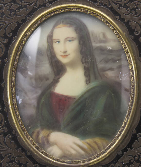 Melody Jane Puppenhaus-Bild Im Goldrahmen – Maßstab 1:12, Ca. 73x58 Mm, Miniatur-Dekoration