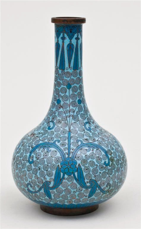 Cloisonné Vase, China, um 1900, bauchige - auctions & price archive